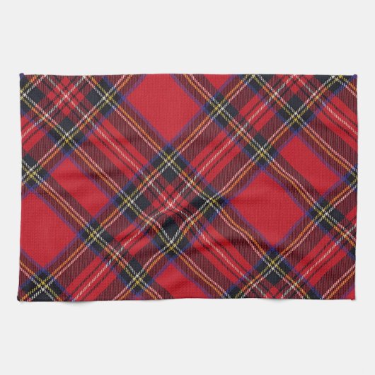 Royal Stuart Tartan Tea Towel Theedoek (Horizontaal)
