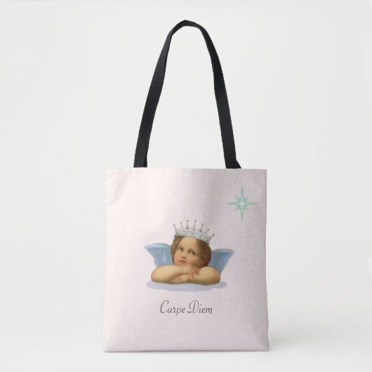 Royal Stylish Raphael Cherub op Ivoor Tote Bag (Voorkant)