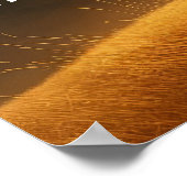 Royal Sunset: De majestueuze leeuw Poster (Hoek)