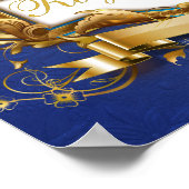 Royal Sweets & Treatment Elegant Snoep Buffet Sign Poster (Hoek)