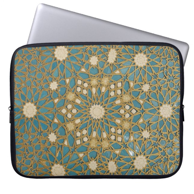 royal sym mosaic  laptop sleeve (Voorkant)