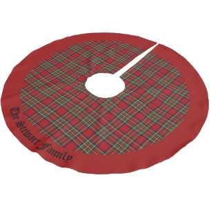 Royal Tartan Plaid Scottish Clan Uw familienaam Kerstboom Rok