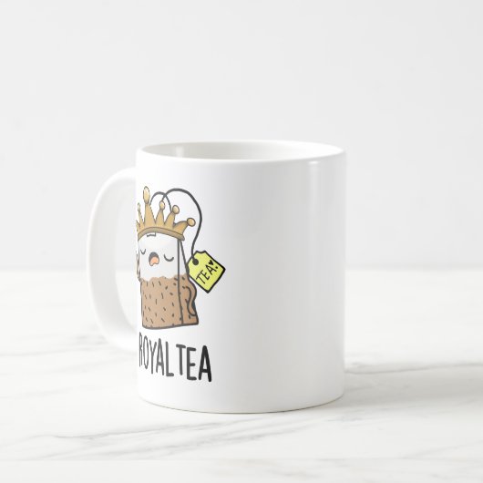 Royal-tea Funny Tea Pun Koffiemok (Voorkant links)