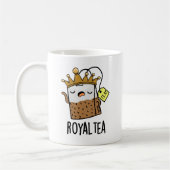 Royal-tea Funny Tea Pun Koffiemok (Links)