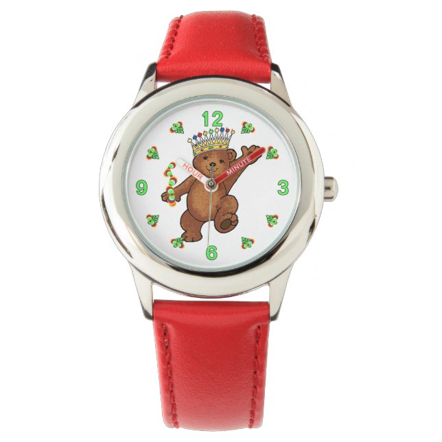 Royal Teddy Bear Prince Horloge (Voorkant)