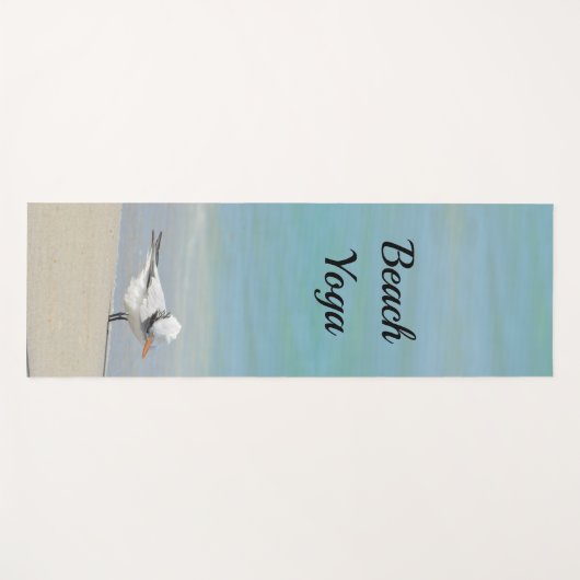 Royal Tern Seabird Posing Beach Yoga Mat (Voorkant (horizontaal))