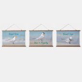 Royal Tern Seabirds Beach Photographic Coastal Hangend Wandkleed (Driedubbel)