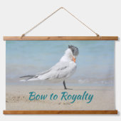 Royal Tern Seabirds Beach Photographic Coastal Hangend Wandkleed (Voorkant 2)