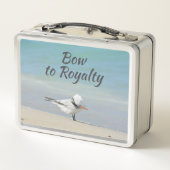 Royal Tern Zeevogels Buig voor Royalty Beach (Achterkant)