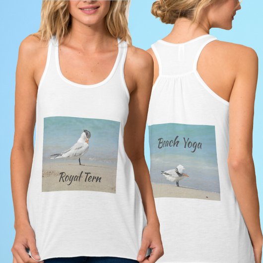 Royal Terns Beach Yoga Tanktop