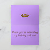Royal Thank You Card Bedankkaart (Binnen)