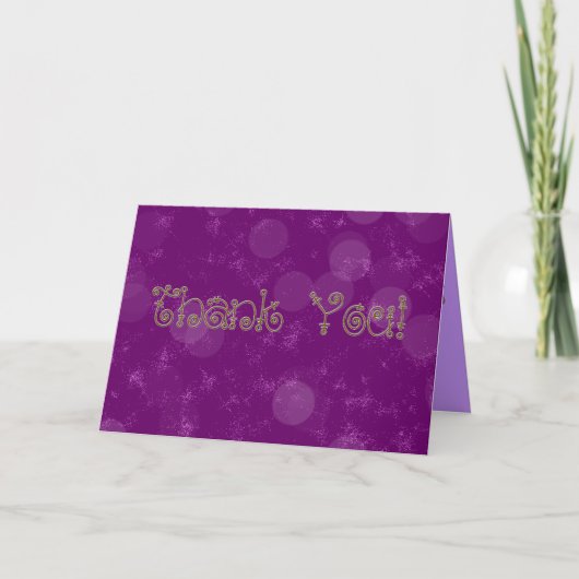 Royal Thank You Card Bedankkaart (Voorkant)