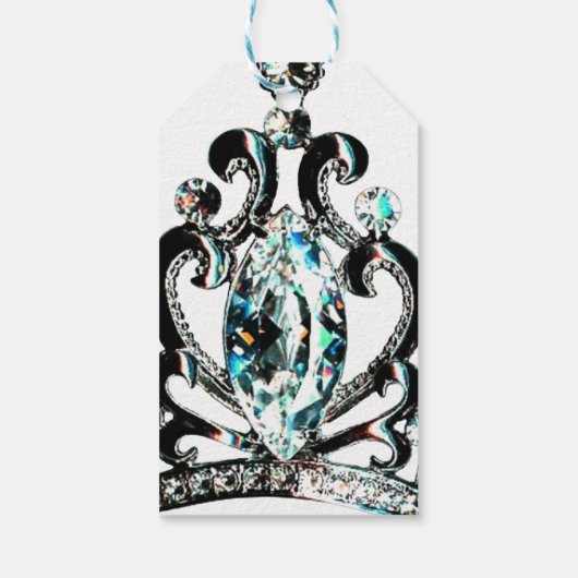 "Royal Tiara" Cadeaulabel (Achterkant)