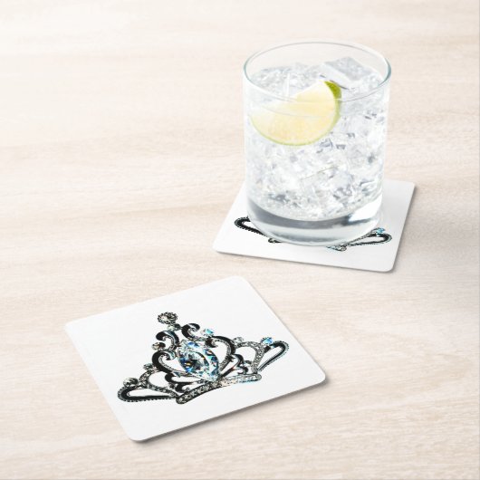 "Royal+Tiara" Kartonnen Onderzetters (Insitu)