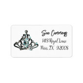 "Royal Tiara"-label Etiket (Voorkant)