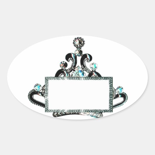 Royal Tiara Labels om je te personaliseren! (Voorkant)