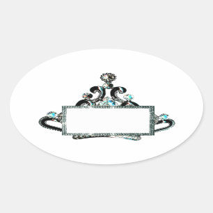 Royal Tiara Labels om je te personaliseren!