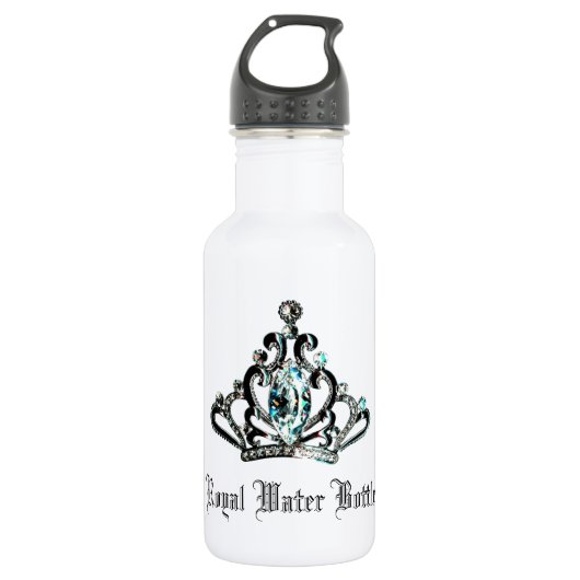 "Royal" Tiara Water Bottle Waterfles (Voorkant)