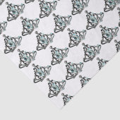 "Royal Tiaras" Tissuepapier (Detail)