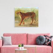 Royal Tiger Marching (door Rosa Bonheur) Canvas Afdruk (Insitu (Woonkamer))