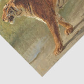 Royal Tiger Marching (door Rosa Bonheur) Tissuepapier (Detail)