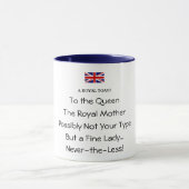 Royal Toast Funny Coffee Mok van koningin (Midden)