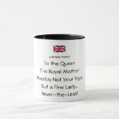 Royal Toast Funny Coffee Mok van koningin (Midden)