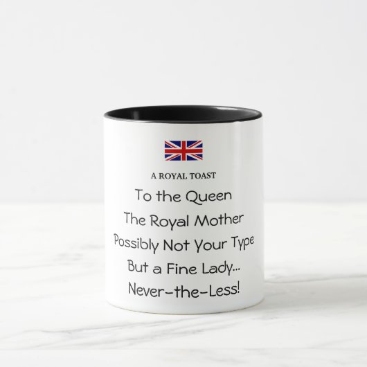 Royal Toast Funny Coffee Mok van koningin (Midden)