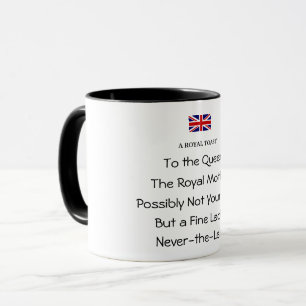 Royal Toast Funny Coffee Mok van koningin