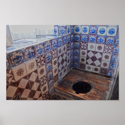 Royal Toilet, Rosenborg Castle, Kopenhagen Denemar Poster (Voorkant)