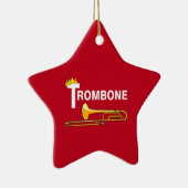Royal Trombone Keramisch Ornament (Rechts)