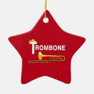 Royal Trombone Keramisch Ornament