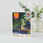 Royal Tunbridge Wells England vintage Briefkaart (Staand voorkant)