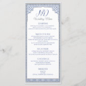 Royal Turkish Wedding Menu Kaart (Voorkant)
