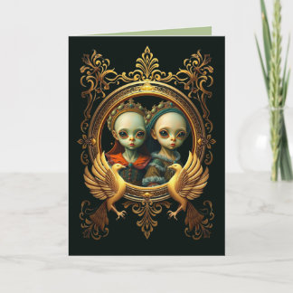 Royal Twins Fantasy Notitiekaartje