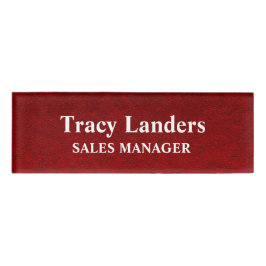 Royal Velvet Texture Print Naambadge