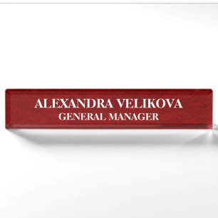 Royal Velvet Texture Print Naambordje