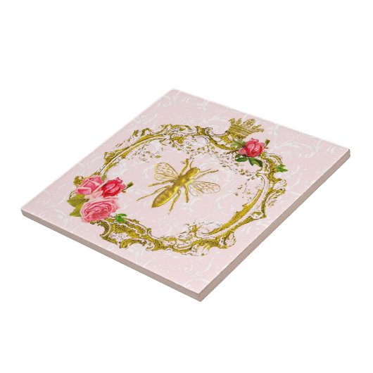 Royal Versailles Bee Tile Tegeltje (Zijkant)