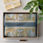 Royal Visit Historic Ephemera Decoupage Paper Tissuepapier (Geschenk)