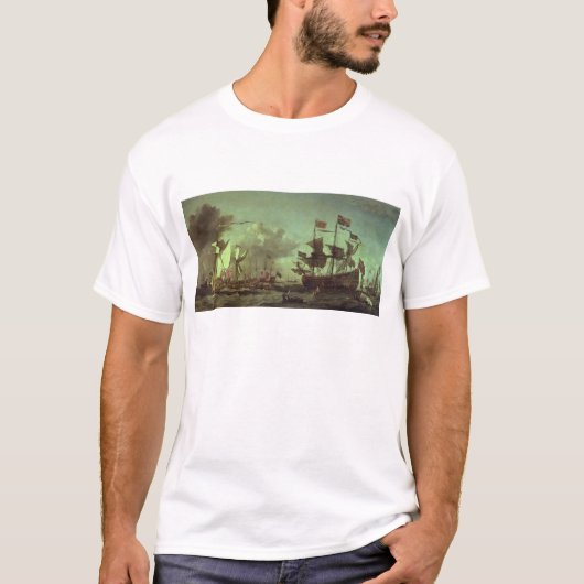 Royal Visit to the Fleet, 5 juni 1672 T-shirt (Voorkant)