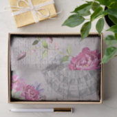Royal Vrouw Mode Bloemen & Handschrift Tissuepapier (Geschenk)