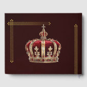 Royal Wedding Bourgogne Gold Gastenboek (Achterkant)