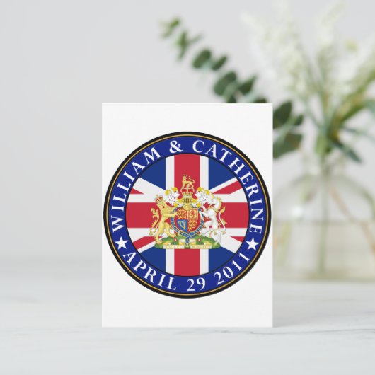 Royal Wedding Briefkaart (Staand voorkant)