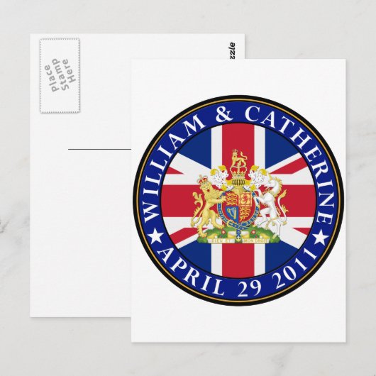 Royal Wedding Briefkaart (Voorkant / Achterkant)
