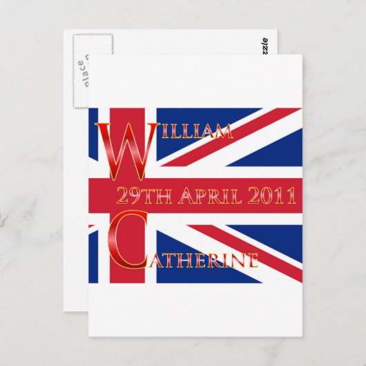 Royal Wedding Briefkaart (Voorkant / Achterkant)