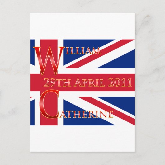 Royal Wedding Briefkaart (Voorkant)