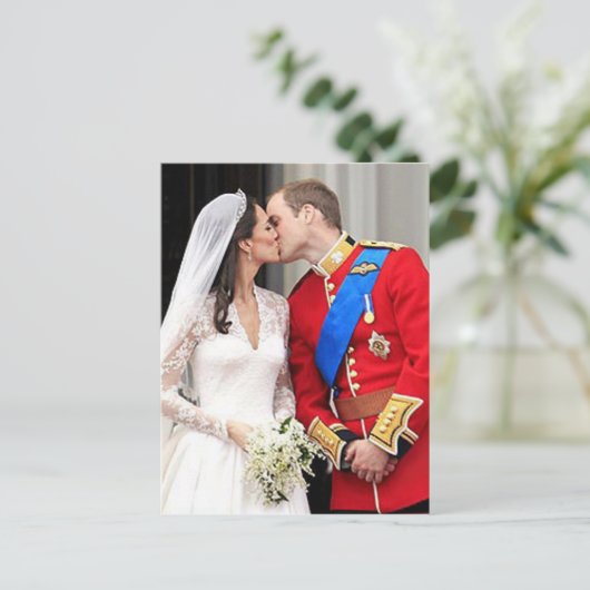 Royal Wedding Briefkaart (Staand voorkant)