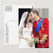 Royal Wedding Briefkaart (Voorkant / Achterkant)