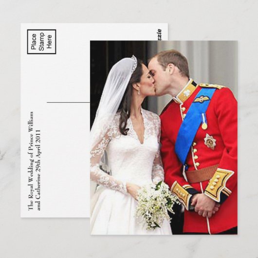 Royal Wedding Briefkaart (Voorkant / Achterkant)