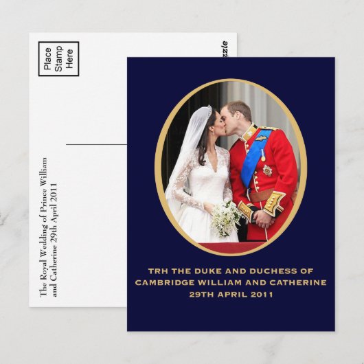 Royal Wedding Briefkaart (Voorkant / Achterkant)